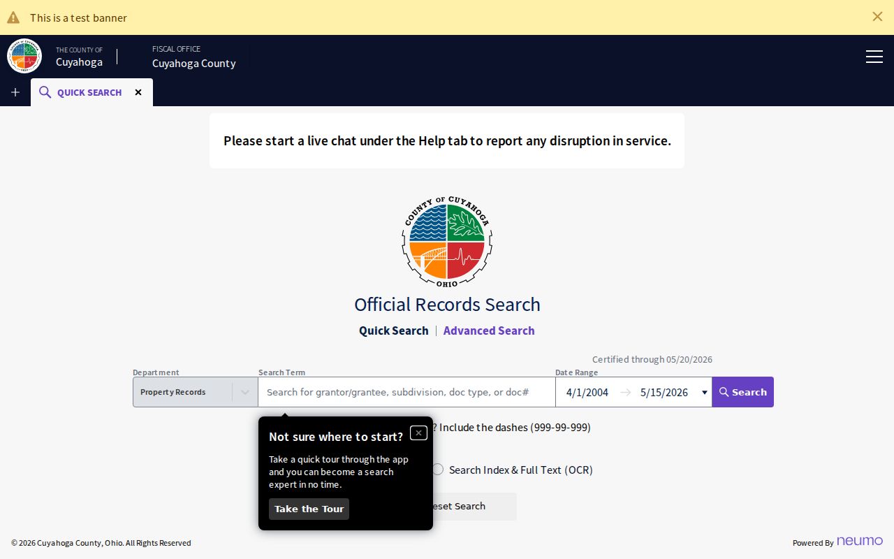 Shaker Heights residents directory Cuyahoga recorded documents search