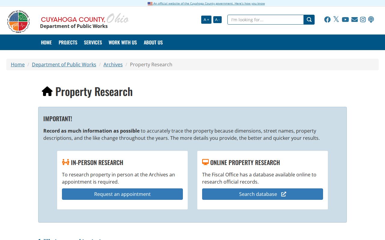 Shaker Heights previous residents Cuyahoga County Archives property research